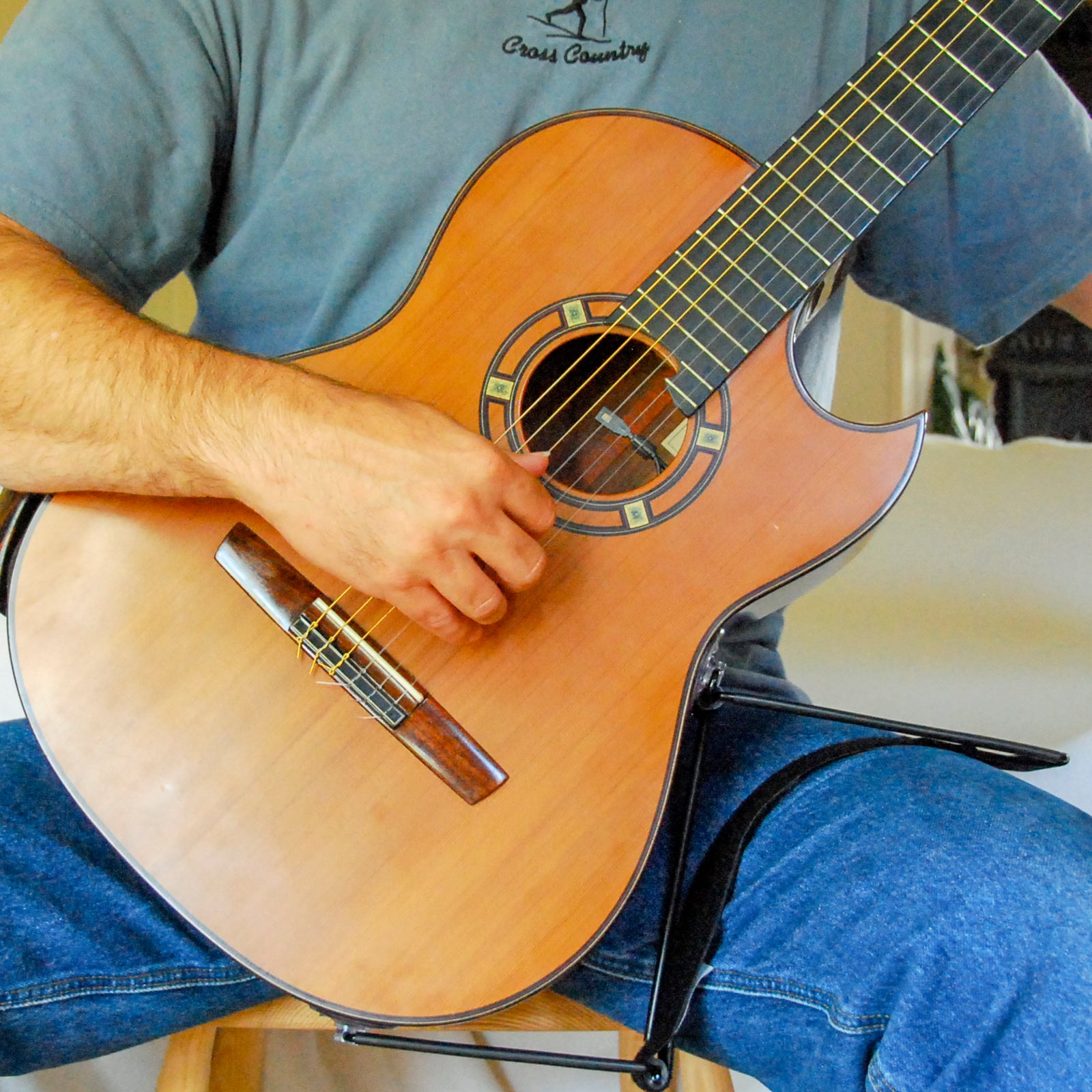 A-Frame Guitar Support