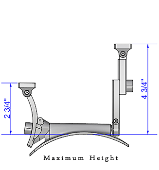 Sagework Atlas Magnetic Guitar Support - SHORT