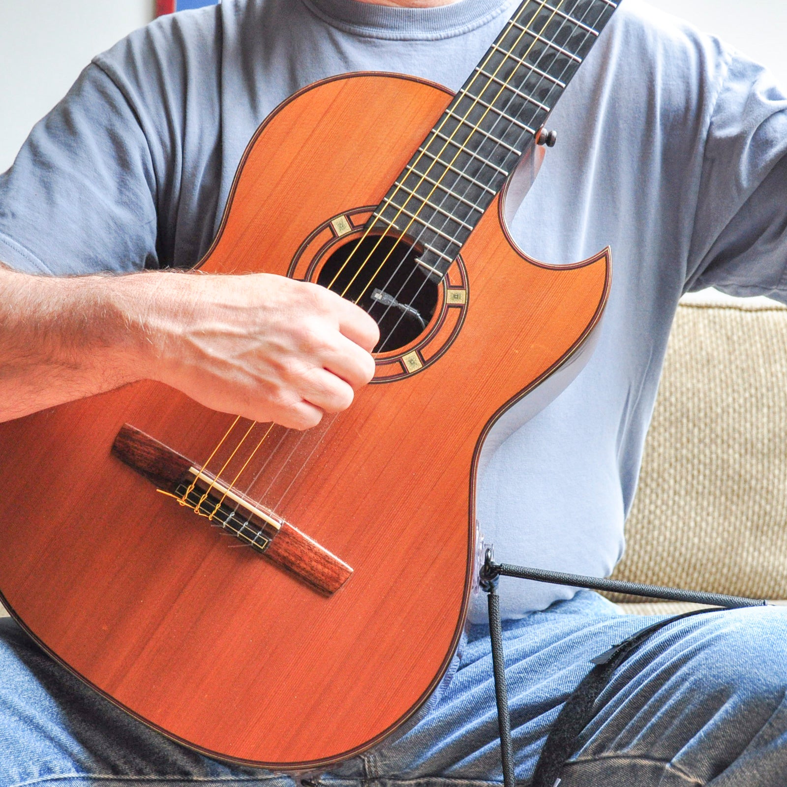 A-Frame Guitar Support
