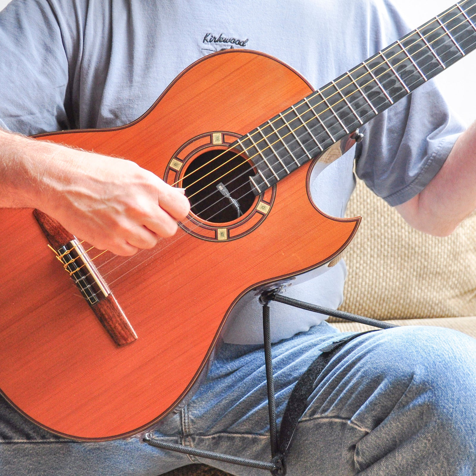 A-Frame Guitar Support